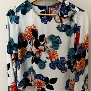 Vince Camuto Floral Blouse